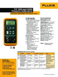 Thumbnail of document Data Sheet - 717 Pressure Calibrator